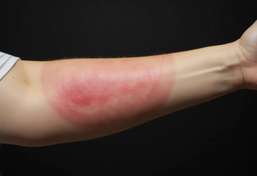 Bruised arm