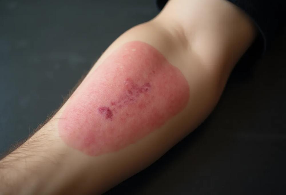 Bruised arm